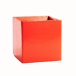 Cachepot Quadrado Pote 15 Vermelho (10 unidades)