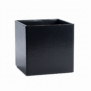 Cachepot Quadrado Pote 15 Preto (10 unidades)