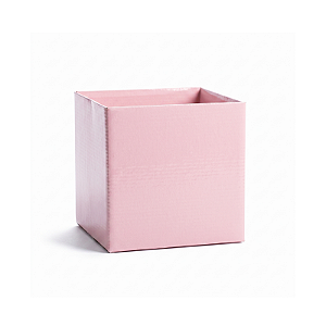 Cachepot Quadrado Pote 11/12 Rosa Bebê (10 unidades)