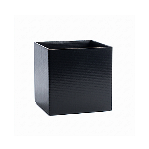 Cachepot Quadrado Pote 11/12 Preto (10 unidades)