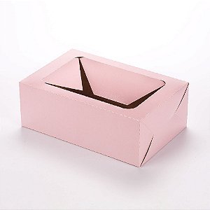Caixa Cesta Rosa Bebê (05 unidades)