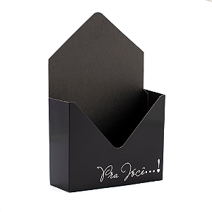 Carta Envelope Pra Você/Preto (05 unidades)