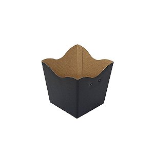 Cachepot Vintage Pote 11 Preto (10 unidades)