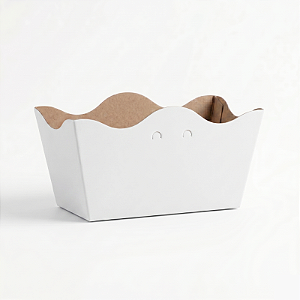 Cachepot Vintage Duplo 11 Branco (10 unidades)