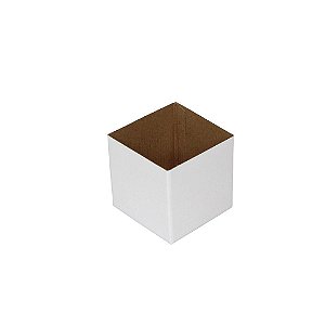 Cachepot Quadrado Pote 09 Branco (10 unidades)