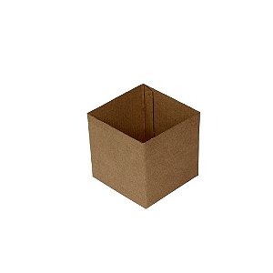 Cachepot Quadrado Pote 09 Kraft (10 unidades)