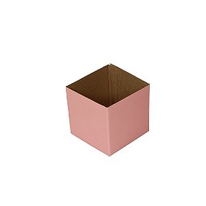 Cachepot Quadrado Pote 09 Rosa (10 unidades)