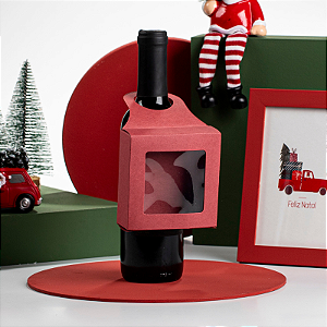 Caixa Para Garrafa CardPlus Red (05 unidades)
