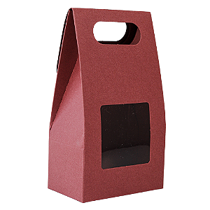 Sacola C/ Visor CardPlus Vermelho (05 unidades)