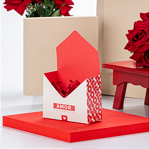 Mini Envelope Amor Da Minha Vida (05 unidades)