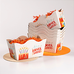 Cachepot Vintage Duplo 11 Dia De Festa (10 unidades)