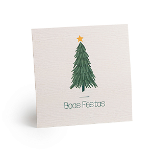 Cartão Boas Festas (10 unidades)