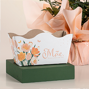 Cachepot Duplo 11 Mãe, Nosso Primeiro Lar (10 Unidades)