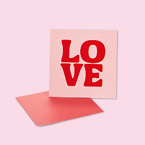 Cartão Love You - Dia dos Namorados (10 unidades)