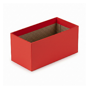 Quadrado Duplo Pote 12 Vermelho (05 unidades)