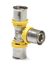 TÊ COM REDUÇÃO PEX 25 x 16 x 25