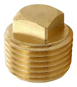 CAPS/PLUG MACHO -  3/4 LATÃO