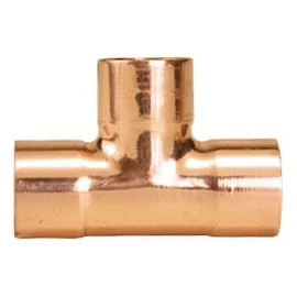 CS TÊ COBRE SOLDA - SEM ANEL