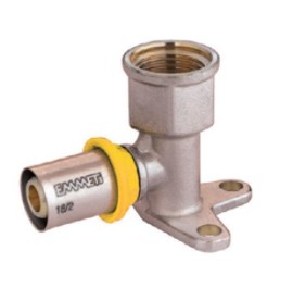 COTOVELO/JOELHO PEX COM ROSCA FEMEA 20X3/4 COM FLANGE