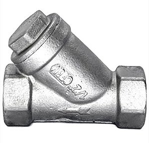 Filtro Y 1/2" BSP Aço Inox 316