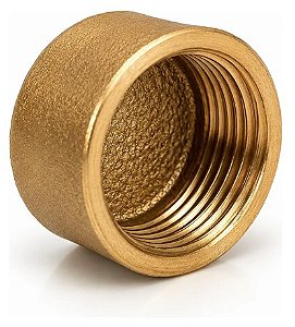 CAP's/Tampão Adaptador Plug Rosca Em Latão Fêmea 3/4"