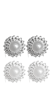 Brinco Tiana Pérola Prata