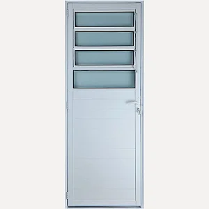 Porta de Alumínio Basculante Lambril Linha Premium