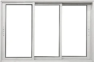 Vitro de Aluminio 3 Planos Móveis Sem Grade Linha Premium