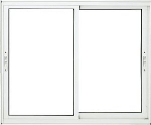 Vitro de Aluminio 2 Folhas Móveis Sem Grade Linha Premium