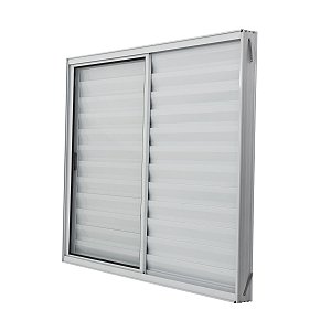 Veneziana de Aluminio 3 Folhas Sem Grade Linha Leve