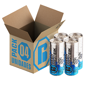 Kit 4 Cervejas Beer Protein 10g Proteína Premium