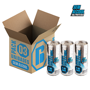 Kit 3 Beer Protein Lager Sem Álcool 10g de Proteína
