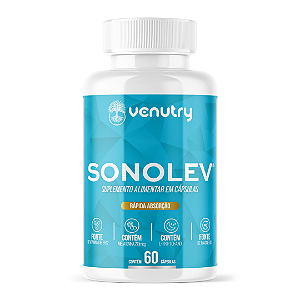 Sonolev 1000mg - 60 Caps (Melatonina+Triptofano)