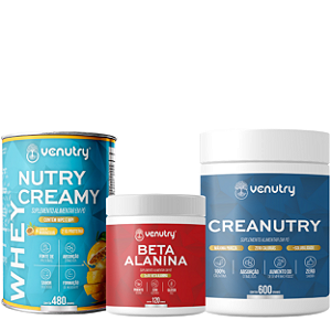 Kit +Energia: Whey Nutry Creamy + Creanutry 600g + Beta alanina