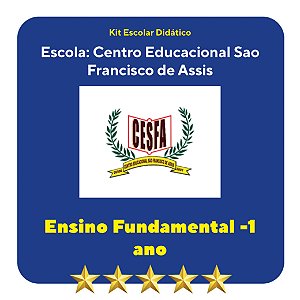 KIT SÃO FRANCISCO DE ASSIS  1º ANO
