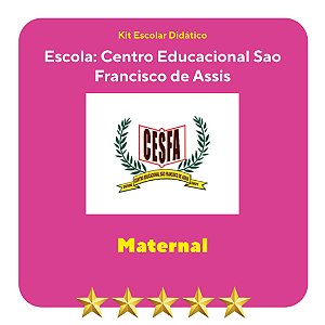 KIT SÃO FRANCISCO DE ASSIS - MATERNAL