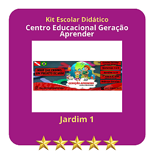 KIT GERACAO APRENDER - JARDIM I