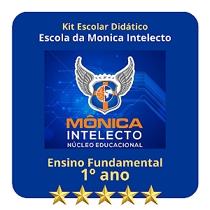 KIT ESCOLA DA MÔNICA INTELECTO -  1º ANO