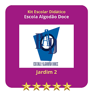 KIT ESCOLA ALGODÃO DOCE JARDIM II