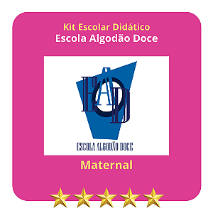 KIT ESCOLA ALGODÃO DOCE MATERNAL