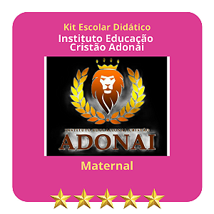 KIT INSTITUTO CRISTÃO  ADONAI -  MATERNAL