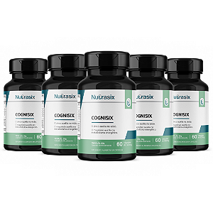Kit 5 Cognisix 60 cápsulas - Nutrasix