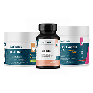 DRA MARI - KIT DRENANTE & ANTICELULÍTICO – BIO FINE LIMÃO + REDCELL + COLLAGEN HÁ FRUTAS VERMELHAS