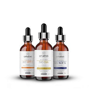 TRIO SERUNS, HIDRATACAO, REDUCAO DE LINHAS, OLEOSIDADE E MANCHAS