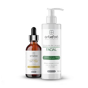 LIMPEZA + SERUM NIACINAMIDA, ANTI OLEOSIDADE, MANCHAS DE AGRESSAO E SABONETE FACIAL