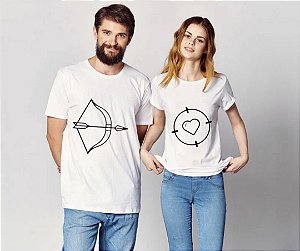 T-Shirt Combinando Casal