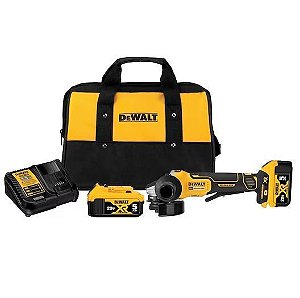 Esmerilhadeira Angular de 4-1/2" (115mm) DCG413P2-BR (Com bateria e carregador)