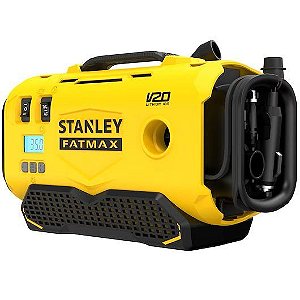 SCE520 - INFLADOR DE AR 20V MAX* LI-ION  (ENTRADA 20V - 12VCC - BIVOLT) SEM BATERIA - STANLEY