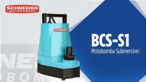 BOMBA 1/6CV - BCS-S1 MONO 115V SCHNEIDER