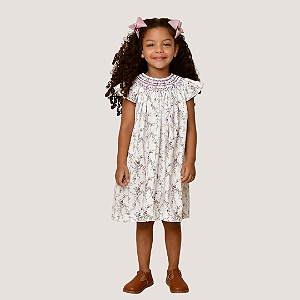 Vestido Mariah Floral Lilás